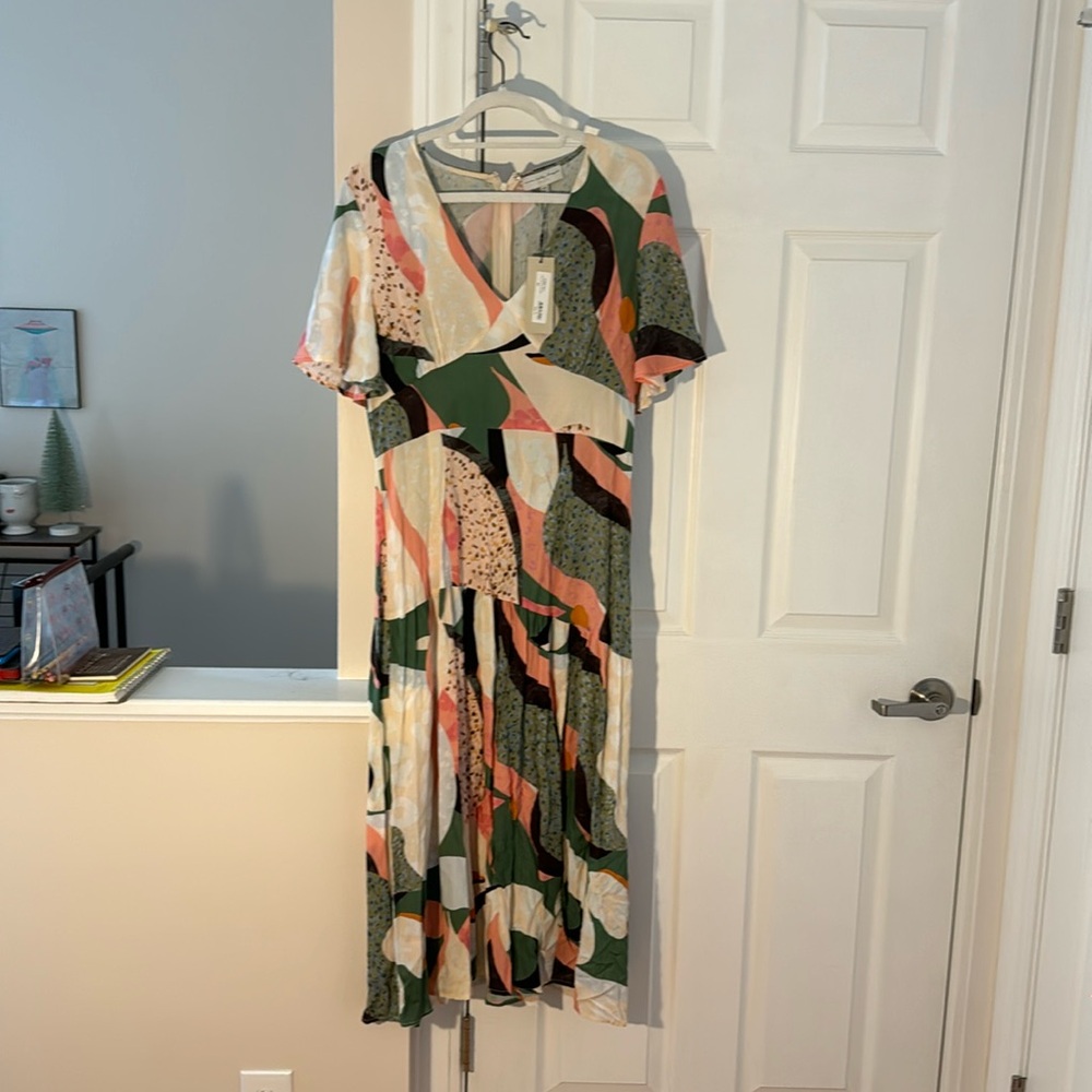 Never Fully Dressed Multi-Print Dress